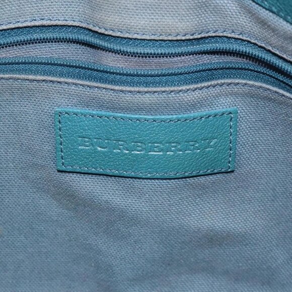 BURBERRY Nova Check Hand Bag PVC Beige Auth 127155 - Picture 12 of 16